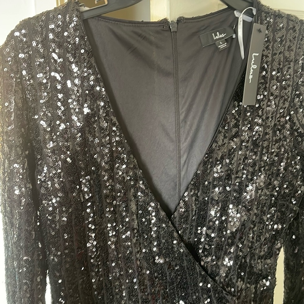 Long elegant sparkling dress